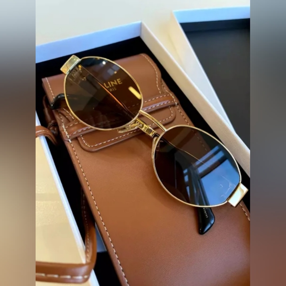 Celine Triomphe Metal Sunglasses